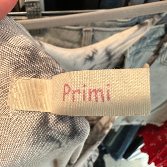 Primi tie dye gray, navy, white bodycon flowy top maxi dress casual beach pool M - Picture 11 of 11